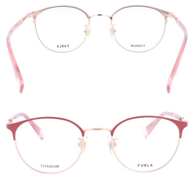 FURLA フルラ メガネ VFU966J col.0493/0C1L/0K3L/0S45 49mm 4color_12