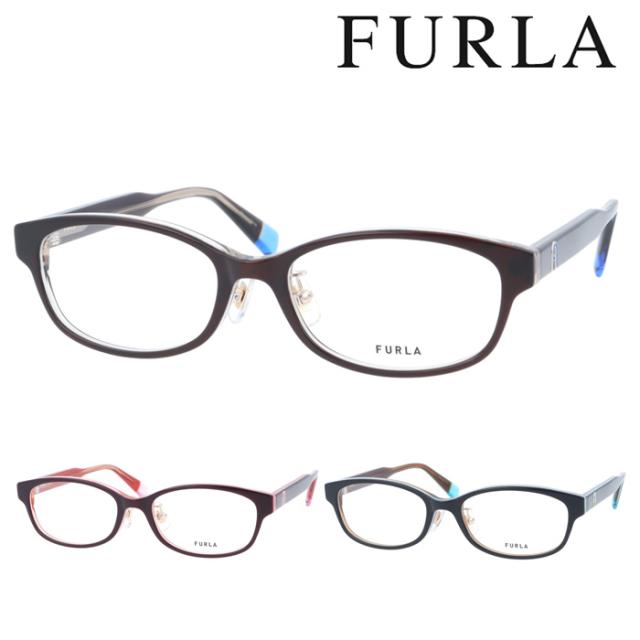 FURLA フルラ メガネ VFU968J col.01BA/06HF/0V05 51mm 3color