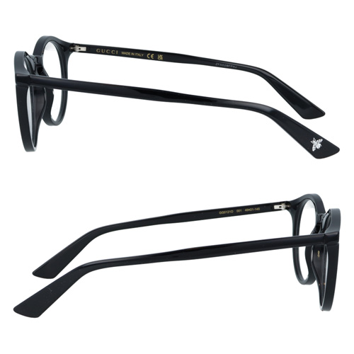 GUCCI グッチ メガネ GG0121O col.001/002 49mm 正規販売認定店 レンズ付き レンズセット 調光/薄型非球面クリアレンズセット 度なし/度あり