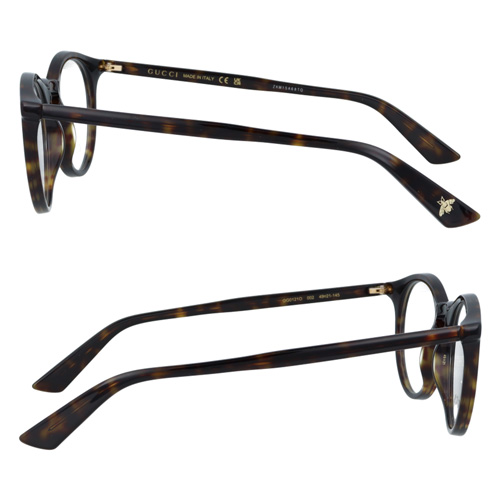 GUCCI グッチ メガネ GG0121O col.001/002 49mm 正規販売認定店 レンズ付き レンズセット 調光/薄型非球面クリアレンズセット 度なし/度あり