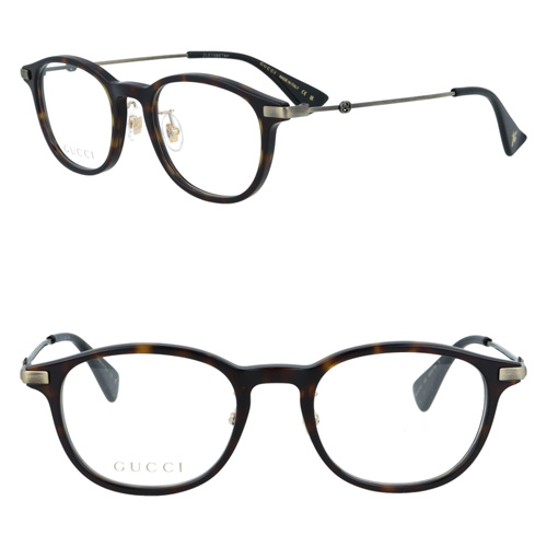 GUCCI グッチ メガネ GG1471OJ col.001/002/003 48mm 正規販売認定店 レンズ付き レンズセット 調光/薄型非球面クリアレンズセット 度なし/度あり