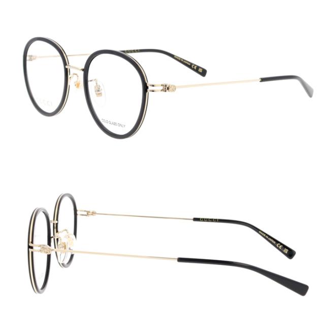 GUCCI グッチ メガネ GG1851OA col.001/002 48mm 正規販売認定店 日本製 2color レンズ付き レンズセット 調光レンズ 薄型非球面クリアレンズ 度なし 度あり