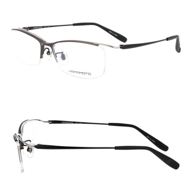 HAMAMOTO ハマモト メガネ HT-101 C-1/2/3 55mm 日本製 チタン 3color 鯖江