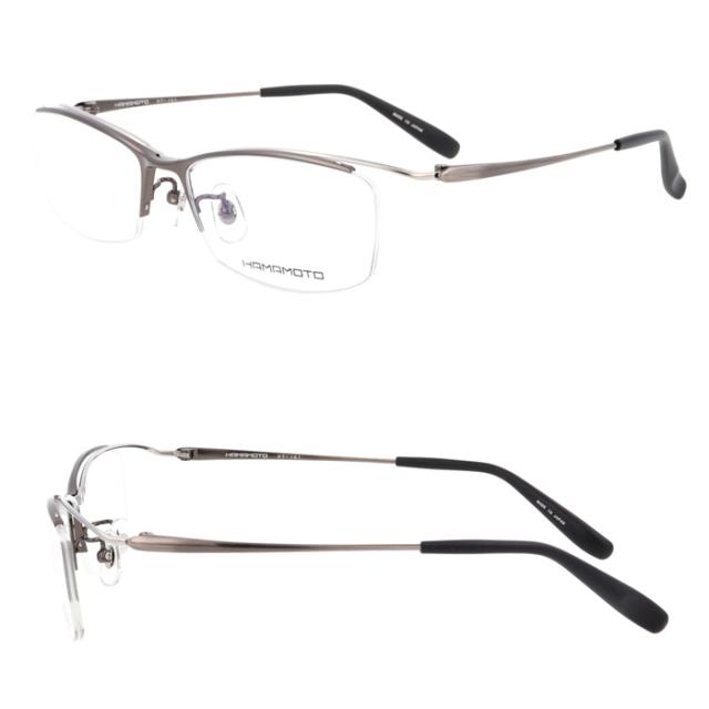 HAMAMOTO ハマモト メガネ HT-101 C-1/2/3 55mm 日本製 チタン 3color 鯖江