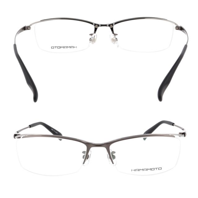 HAMAMOTO ハマモト メガネ HT-101 C-1/2/3 55mm 日本製 チタン 3color 鯖江
