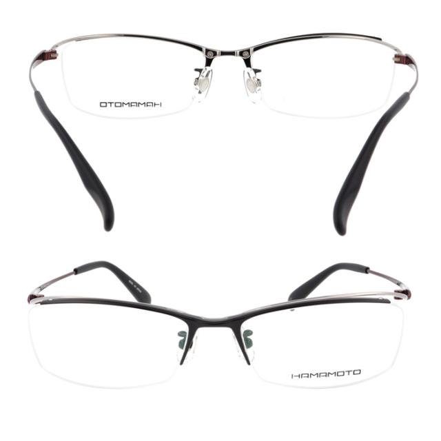 HAMAMOTO ハマモト メガネ HT-101 C-1/2/3 55mm 日本製 チタン 3color 鯖江