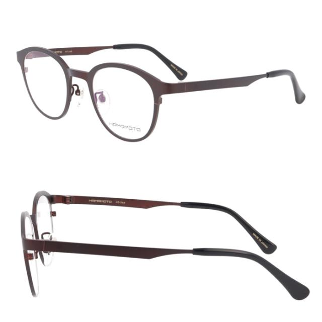 HAMAMOTO ハマモト メガネ HT-348 C-1/2/3/5 47mm 日本製 チタン 4color 鯖江
