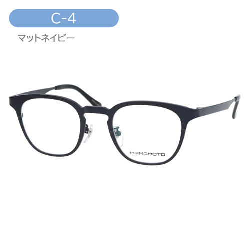 HAMAMOTO ハマモト メガネ HT-349 C-1/2/4 47mm 日本製 3color