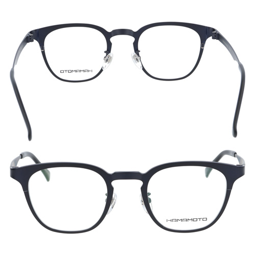 HAMAMOTO ハマモト メガネ HT-349 C-1/2/4 47mm 日本製 3color