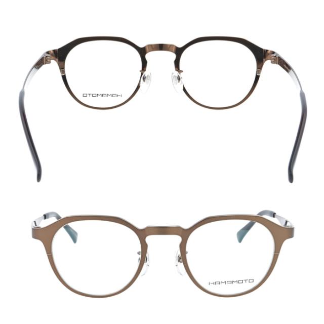 HAMAMOTO ハマモト メガネ HT-350 C-1/2/3/4/5 47mm 日本製 5color