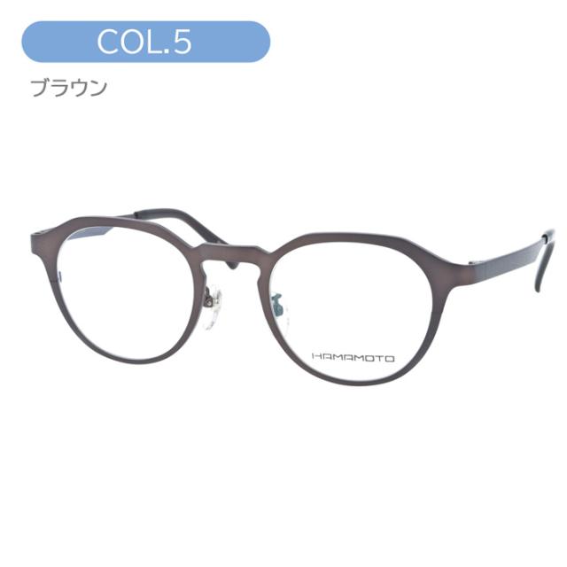 HAMAMOTO ハマモト メガネ HT-350 C-1/2/3/4/5 47mm 日本製 5color