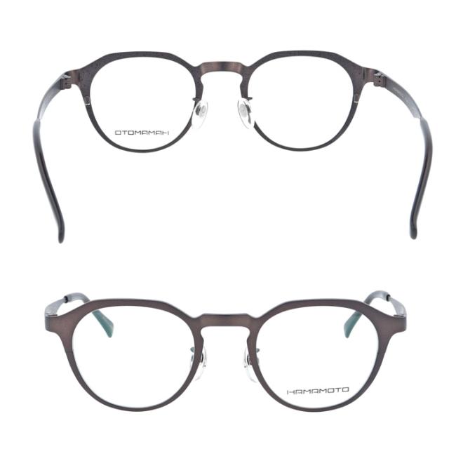 HAMAMOTO ハマモト メガネ HT-350 C-1/2/3/4/5 47mm 日本製 5color