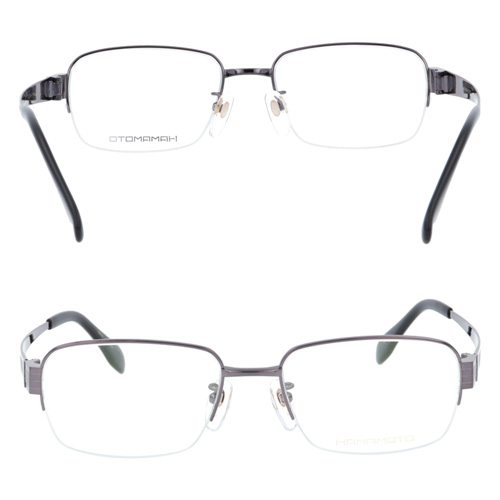 HAMAMOTO ハマモト メガネ HT-7010 C-1/2/3 53mm 55mm 日本製 3color/2size