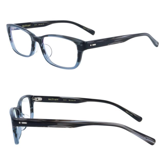 isoTope アイソトープ メガネ IS-515 C-1/2/5/7/8 54mm TITANIUM ACETATE silver925 日本製 MADE IN JAPAN 5color