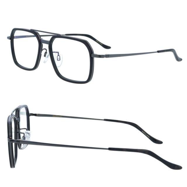 isoTope アイソトープ メガネ IS-528 C-1/2/3 53mm TITANIUM ACETATE 日本製 MADE IN JAPAN 3color