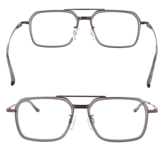 isoTope アイソトープ メガネ IS-528 C-1/2/3 53mm TITANIUM ACETATE 日本製 MADE IN JAPAN 3color