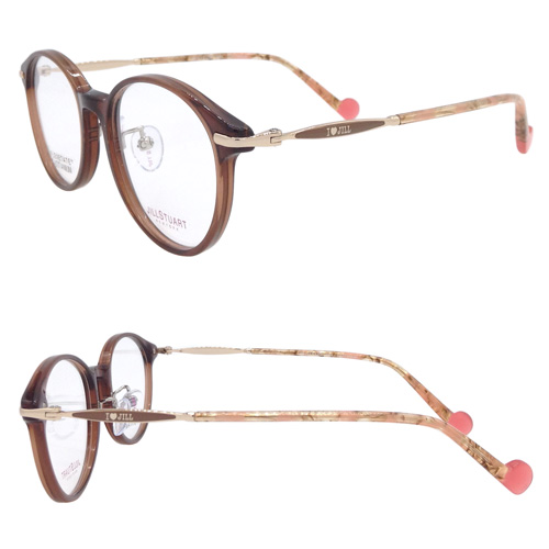 JILL STUART(ジルスチュアート) 子供用メガネ 04-0050 col.03 グレー/ゴールド 46mm TITANIUM キッズ JILL STUART(ジルスチュアート) 子供用メガネ 04-0050 col.03 グレー