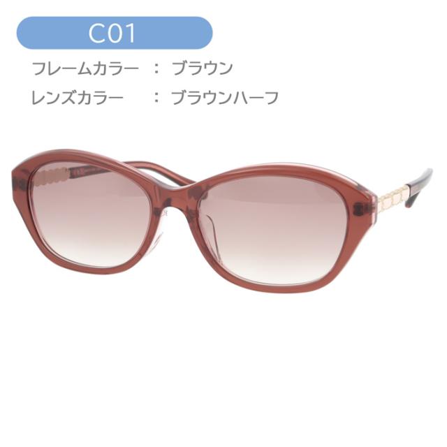 JILL STUART ジルスチュアート サングラス 06-0001 C01/C02/C03 56mm 紫外線 UVカット 3color_1
