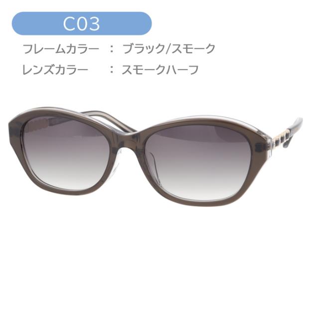 JILL STUART ジルスチュアート サングラス 06-0001 C01/C02/C03 56mm 紫外線 UVカット 3color_7