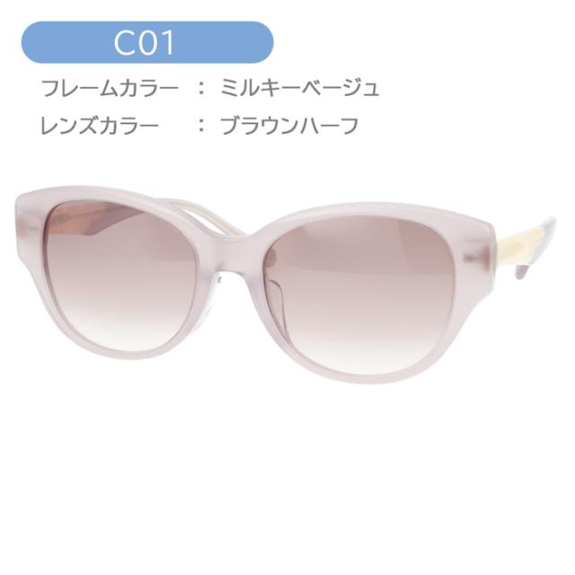 JILL STUART ジルスチュアート サングラス 06-0003 C01/C02/C03 55mm 紫外線 UVカット 3color_1