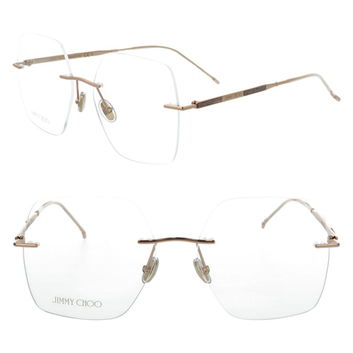 JIMMY CHOO メガネ(度なし) Amazon.com: Jimmy Choo Jimmy Choo 124 0VUS Semi Matte Red