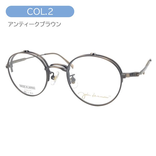 John Lennon ジョンレノン 跳ね上げメガネ JL-1106 col.1/2/3 47mm