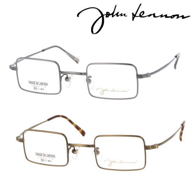 John Lennon ジョンレノン メガネ JL-1116 col.2/3 43mm 日本製 Titanium スクエア