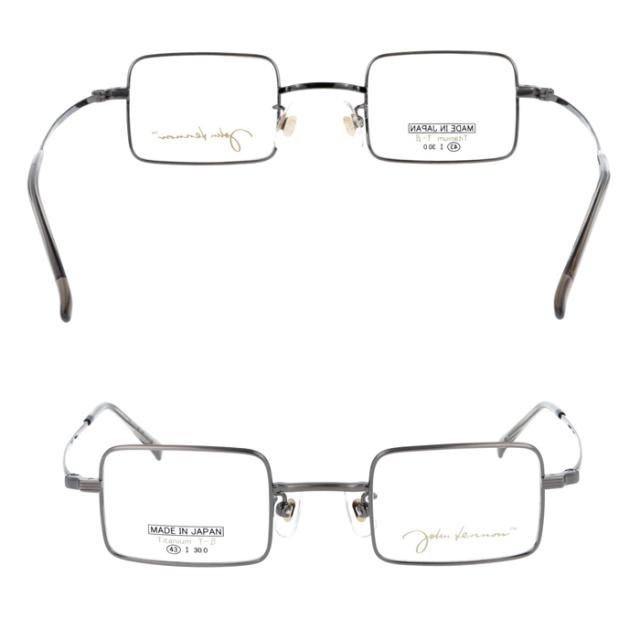 John Lennon ジョンレノン  メガネ JL-1116 col.2/3 43mm 日本製 Titanium スクエア