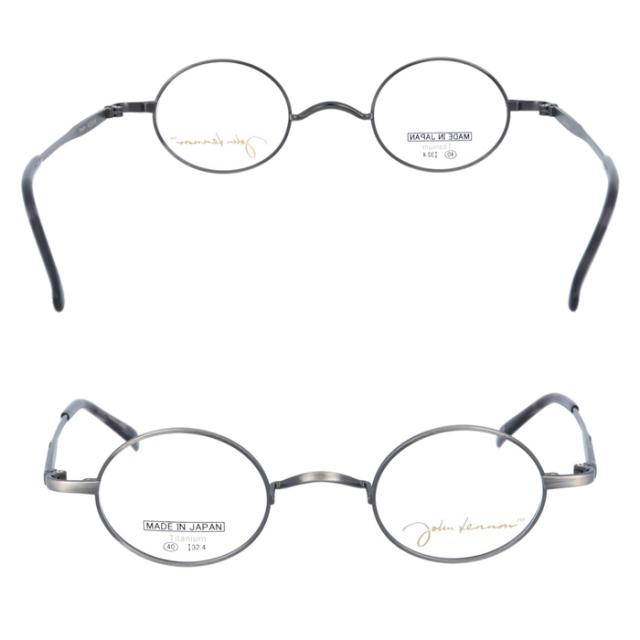 John Lennon ジョンレノン メガネ JL-1123 col.1/2/3/4 40mm 日本製 TITANIUM 丸メガネ 4color