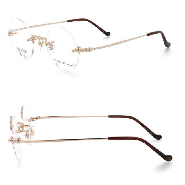 John Lennon ジョンレノン メガネ JL-1127 col.1/2/3/4 43mm 日本製 TITANIUM 丸メガネ 4color