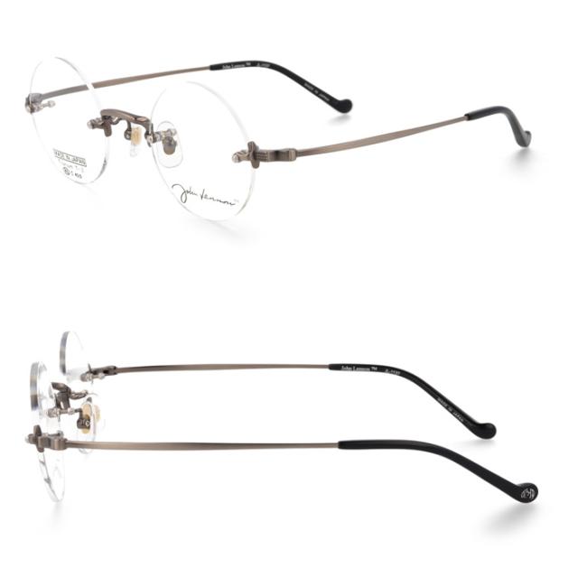 John Lennon ジョンレノン メガネ JL-1127 col.1/2/3/4 43mm 日本製 TITANIUM 丸メガネ 4color