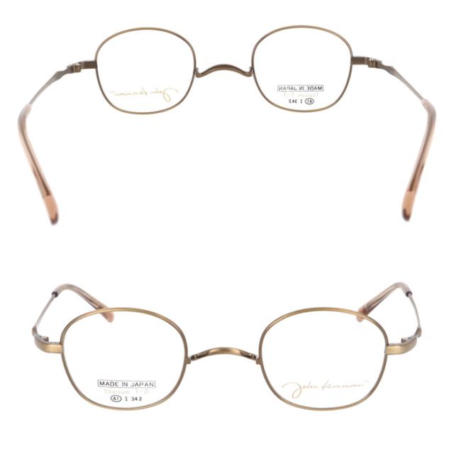 John Lennon ジョンレノン メガネ JL-1132 col.1/2/3/4 41mm 日本製 TITANIUM 丸メガネ 4color