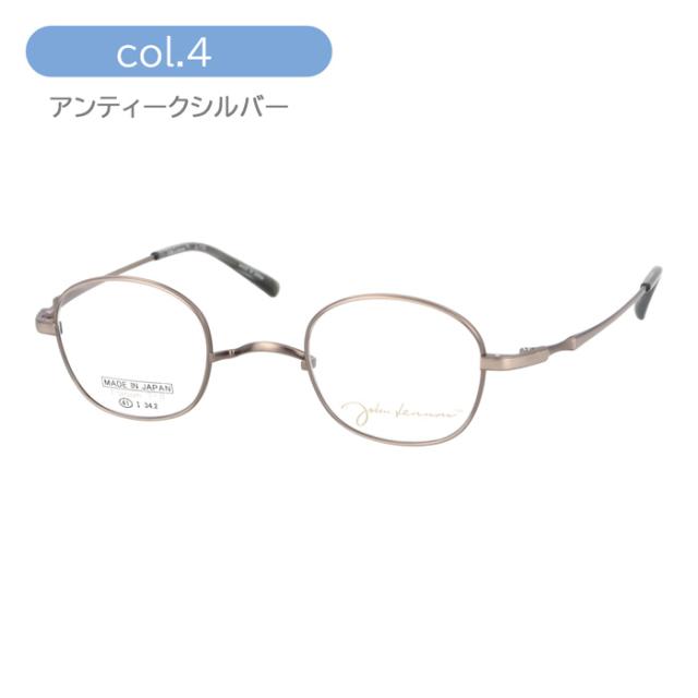 John Lennon ジョンレノン メガネ JL-1132 col.1/2/3/4 41mm 日本製 TITANIUM 丸メガネ 4color