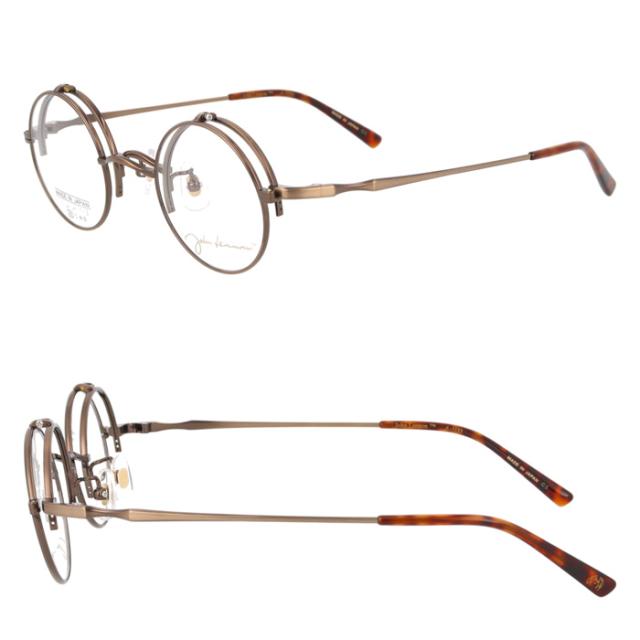 John Lennon ジョンレノン 跳ね上げメガネ JL-1133 col.1/2/3/4 42mm 日本製 TITANIUM 丸メガネ 4color