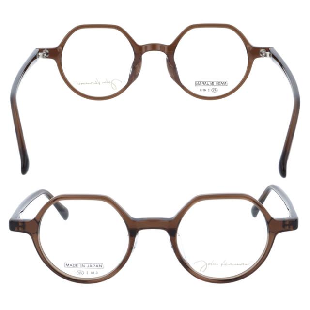 John Lennon ジョンレノン メガネ JL-6021 col.1/2/3/4 45mm 日本製  丸メガネ クラウンパント クラシカル 4color