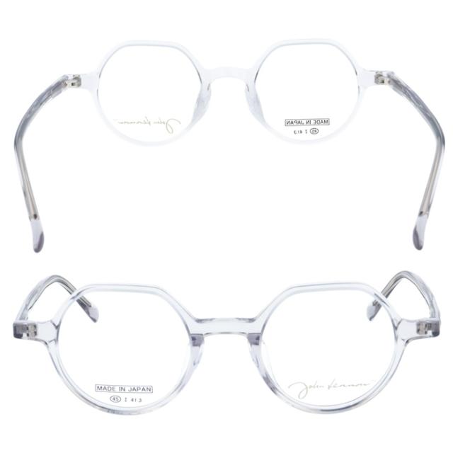 John Lennon ジョンレノン メガネ JL-6021 col.1/2/3/4 45mm 日本製  丸メガネ クラウンパント クラシカル 4color