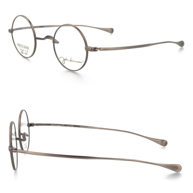 John Lennon ジョンレノン メガネ JL-A105 col.1/2/3/4 39mm 日本製 TITANIUM 丸メガネ 4color