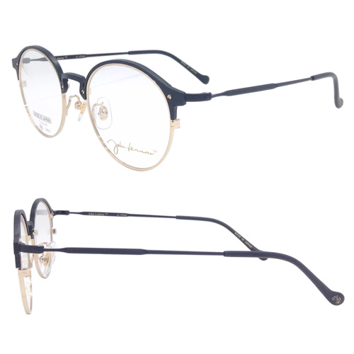 John Lennon ジョンレノン メガネ JL-P305 col.1/2/3/4 48mm 日本製 TITANIUM 丸メガネ 4color