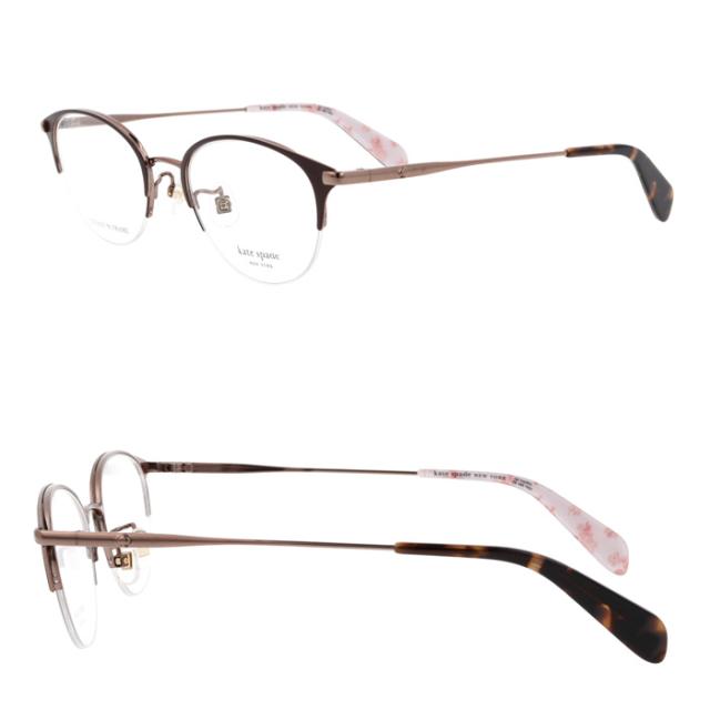 Kate spade ケイトスペード メガネ CALLEY 2/FJ col.807/09Q/C9A 3color チタン ハーフリム_5