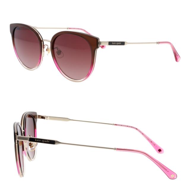 Kate spade new york ケイトスペード 黒眼鏡 GINNY/F/S col.8079O/086HA/59I3X 54粍 紫外線 UVはね除ける 3color