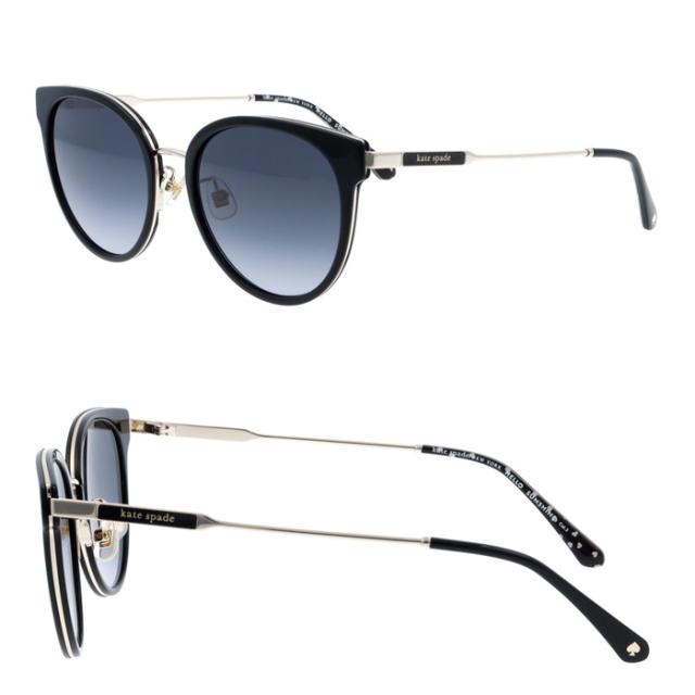 Kate spade new york ケイトスペード 黒眼鏡 GINNY/F/S col.8079O/086HA/59I3X 54粍 紫外線 UVはね除ける 3color
