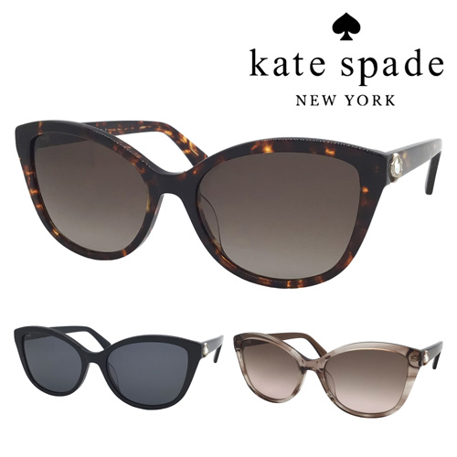 Kate spade new york ケイトスペード サングラス HENSLEY/G/S col.086HA/807IR/HR3M2 55mm ケイト・スペード ニューヨーク 紫外線 UVカット 3color