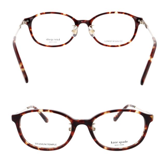 Kate spade ケイトスペード メガネ IRIE/FJ col.807/086/1ED/1ZX 50mm TITANIUM 4color