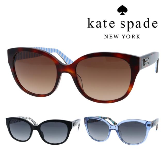 Kate spade new york ケイトスペード サングラス NINNA2/S col.086HA/8079O/PJP9O 55mm 紫外線 UVカット 3color