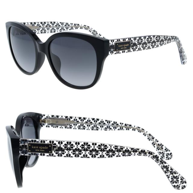 Kate spade new york ケイトスペード 黒眼鏡 NINNA2/S col.086HA/8079O/PJP9O 55粍 紫外線 UVはね除ける 3color