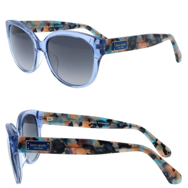 Kate spade new york ケイトスペード 黒眼鏡 NINNA2/S col.086HA/8079O/PJP9O 55粍 紫外線 UVはね除ける 3color
