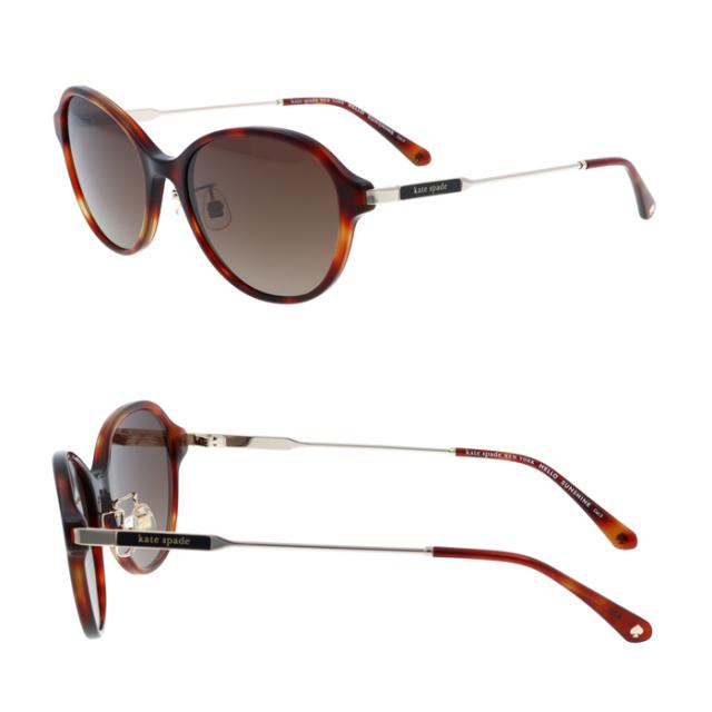 Kate spade new york ケイトスペード 黒眼鏡 VONNIE/F/S col.8079O/086HA 56粍 ケイト・スペード ニューヨーク州 紫外線 UVはね除ける 2color