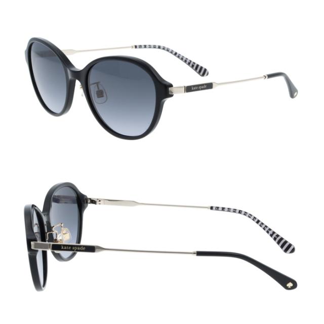 Kate spade new york ケイトスペード 黒眼鏡 VONNIE/F/S col.8079O/086HA 56粍 ケイト・スペード ニューヨーク州 紫外線 UVはね除ける 2color