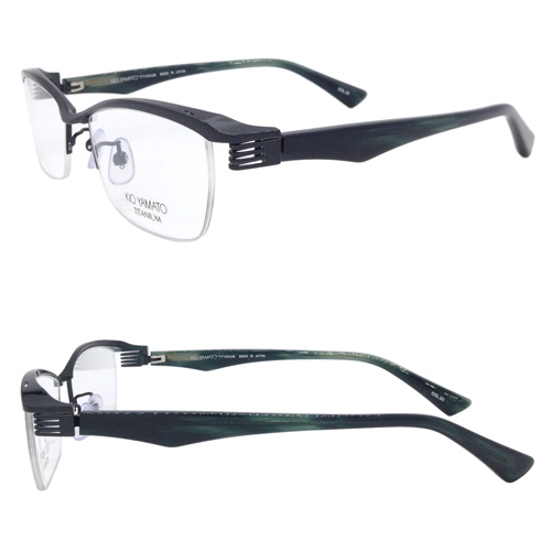 KIO YAMATO キオヤマト メガネ KT-496J col.03/04 54mm 日本製 鯖江 2color