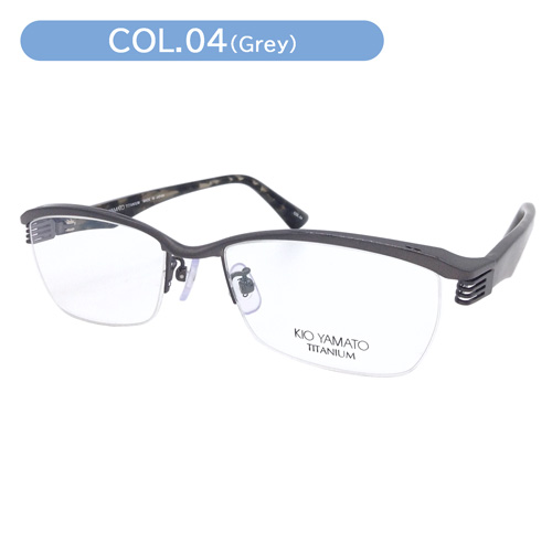 KIO YAMATO キオヤマト メガネ KT-496J col.03/04 54mm 日本製 鯖江 2color